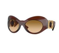 Versace Mujer VE4462 54462L Gafas de sol Inyectado Marrón Amarillo Geométrico Normal Sombreado