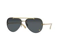 Versace Mujer Versace VE2231 100287 Gafas de sol Metal Oro Gris Piloto Normal