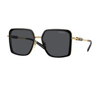 Versace Mujer VE2261 100287 Gafas de sol Metal Negro Gris Cuadrada Normal