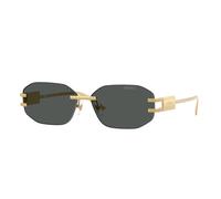 Versace Mujer Versace VE2274 100287 Gafas de sol Metal Oro Gris Geométrico Normal