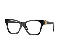 Versace Mujer Versace VE3341U GB1 Monturas ópticas Acetato Negro Geométrico Normal