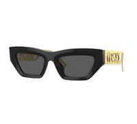 Versace Mujer Versace VE4432U GB1/87 Gafas de sol Acetato Negro Gris Geométrico Normal
