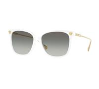Versace Mujer Versace VE4507U 314/11 Gafas de sol Inyectado Blanco Gris Cuadrada Normal Matizado