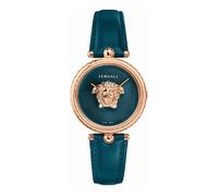 Versace - Palazzo Reloj de Cuero Verde - Accessories - Mujer - Multicolor - ONE SIZE -