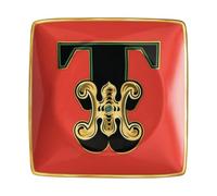 Versace Rosenthal - Holiday Alphabet - T - Copa Cuadrada Plana 12 X 12