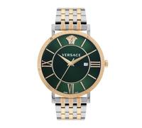 Versace Reloj analógico con esfera verde para hombre-VENCA0424
