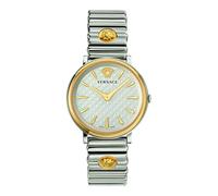 Versace Reloj analógico de Cuarzo para Mujer con Correa de Acero Inoxidable VE8101419