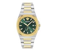 Versace Reloj analógico de Cuarzo Suizo para Hombre con Correa de Acero Inoxidable VE0V00425