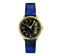 Reloj de pulsera versace - ve8100218 correa color: azul rojo dial meta