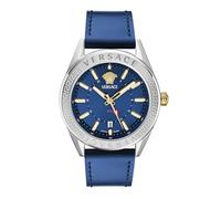 Versace Reloj analógico para hombre con esfera azul - VEAFA0124