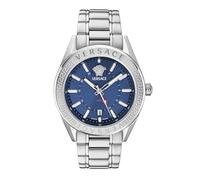 Versace Reloj analógico para hombre con esfera azul - VEAFA0424