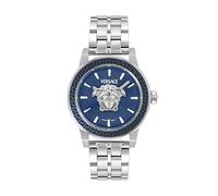 Versace Reloj Analógico para para Hombre de Cuarzo Suizo con Correa en Acero Inoxidable VE9I00324