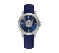 Versace- Reloj Azul y Plata V-Code Restyling- Accessories- Hombre- Multicolor- ONE SIZE- Reloj Azul y Plata V-Code Restyling