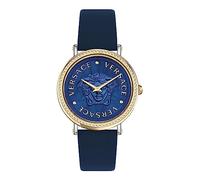 Versace Reloj de cuero V-Dollar, Dos tonos, OS, Versace | V-Dollar