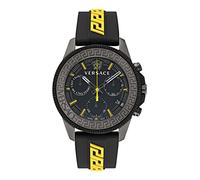 Versace Reloj de pulsera para hombre IP Gunmetal de 45 mm Greca Action Chrono VE3J00322, Gris, Greca Action Chrono