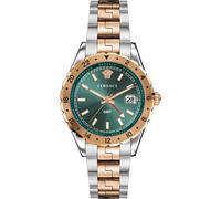 Versace - Reloj GMT Hellenyium Plata/Oro rosa - Accessories - Hombre - Gris - ONE SIZE -