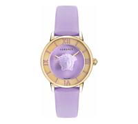 Versace- Reloj La Medusa de Cuero- Accessories- Mujer- Púrpura- ONE SIZE- Reloj La Medusa de Cuero