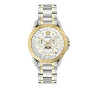 Versace Reloj Multiesfera para para Hombre de Cuarzo Suizo con Correa en Acero Inoxidable VE0K00225