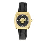 Versace Reloj Analógico para Mujer'S de Cuarzo Suizo con Correa en Cuero VE0R00225