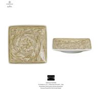 Versace Rosenthal - Barocco Beige - Taza Cuadrado Piana CM 12x12 / Inch 4.72