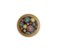 Versace Rosenthal - Plato Llano 17cm Medusa Amplificada Versace - Porcelana