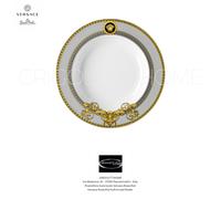 Versace Rosenthal Prestige Gala Plato Hondo 22 cm Negro Gris Oro