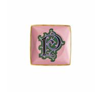 Versace Rosenthal - Holiday Alphabet - P - Taza Cuadrado Piana CM 12 x 12