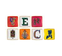 Versace Set de 7 platos Versace Holiday Alphabet 12 cm Versace