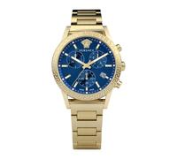 Versace - Sport Tech Cronógrafo Oro Azul Reloj - Accessories - Mujer - Amarillo - ONE SIZE -