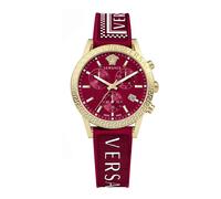 Versace - Sport Tech Cronógrafo Reloj de Goma - Accessories - Mujer - Rojo - ONE SIZE -