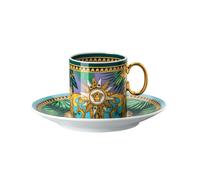 Versace Taza espresso y platillo Versace Jungle Animalier Multi