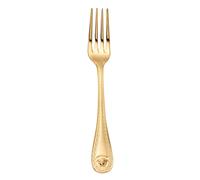 Versace Tenedor de comida Versace Medusa chapado en oro 20.5 cm