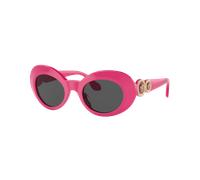 Versace Unisex Sunglass Kids - Color del Marco: Fucsia, Color de la Lente: Gris Oscuro