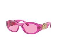 Versace Unisex Sunglass VE4361 Biggie - Color del Marco: Fucsia Transparente, Color de la Lente: Fucsia