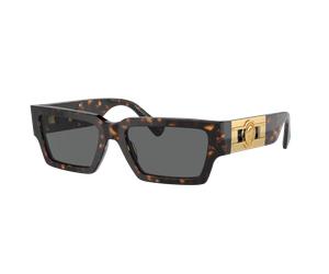Versace Unisex Sunglass VE4459 - Color del Marco: Habana, Color de la Lente: Gris Oscuro