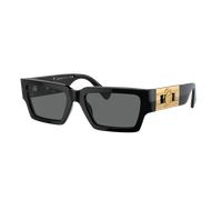 Versace Unisex Sunglass VE4459 - Color del Marco: Negro, Color de la Lente: Gris Oscuro