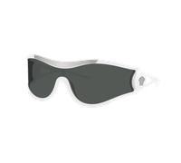 Versace Unisex Sunglass VE4475 - Color del Marco: Blanco, Color de la Lente: Gris Oscuro