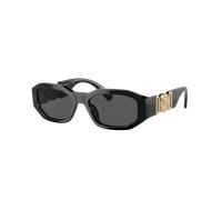 Versace Unisex Sunglass VK4429U - Color del Marco: Negro, Color de la Lente: Gris Oscuro