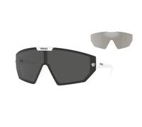 Versace Unisex VE4461 314/87 Gafas de sol Inyectado Blanco Gris Geométrico Normal
