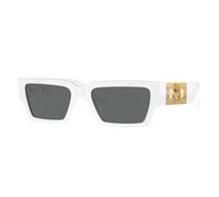 Versace Unisex Versace VE4459 314/87 Gafas de sol Acetato Blanco Gris Cuadrada Normal