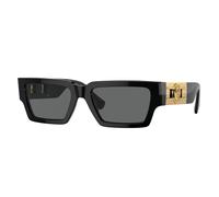 Versace Unisex Versace VE4459 GB1/87 Gafas de sol Acetato Negro Gris Cuadrada Normal