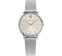 Versace - V Circle Watch - Accessories - Mujer - Gris - ONE SIZE -