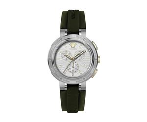 Versace- V-Extreme PRO 46Mm Chrono Pulsera de Silicona- Accessories- Hombre- Gris- ONE SIZE- V-Extreme PRO 46Mm Chrono Pulsera de Silicona