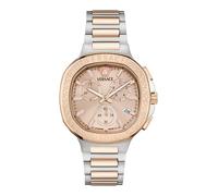 Versace V-Lady VEVCA0524 - Reloj cronógrafo unisex con esfera de oro rosa de 40 mm