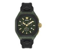 Versace V-Legend Chrono VE9L00625 - Reloj unisex con esfera verde de 44 x 52 mm