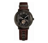 Versace - Vbq 040017 V-Circle Watch - Accessories - Hombre - Marrón - ONE SIZE -