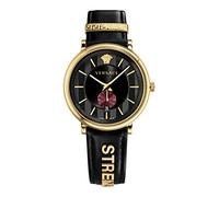 Versace VBQ050017 - Reloj analógico de Cuarzo Unisex para Adulto con Correa de Piel