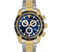 Versace VE2I01021 V-Ray Cronógrafo 44mm 5ATM Chronograph Cuarzo Unisex Azul O...