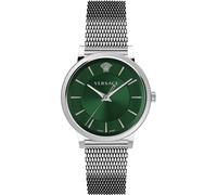 Versace VE5A00620 Reloj de pulsera V-Circle 42mm Cuarzo Unisex Verde Plata 5 ATM