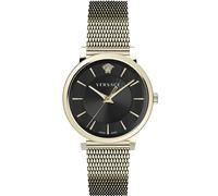 Versace VE5A00920 Reloj de pulsera V-Circle 42mm Cuarzo Unisex Negro Oro 5 ATM